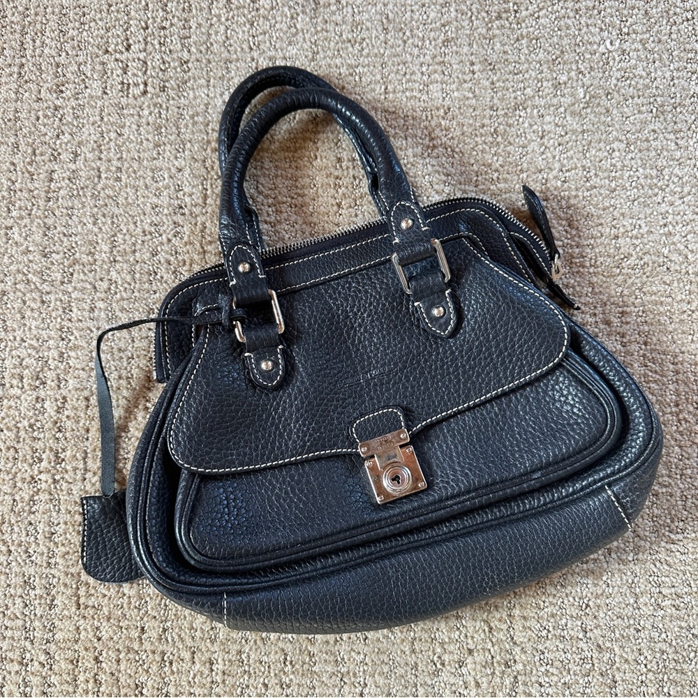 Vintage Dooney and Bourke Small Lock Satchel